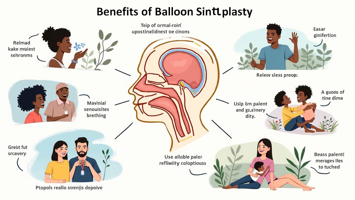 Illustration of the Benefits of Balloon Sinuplasty