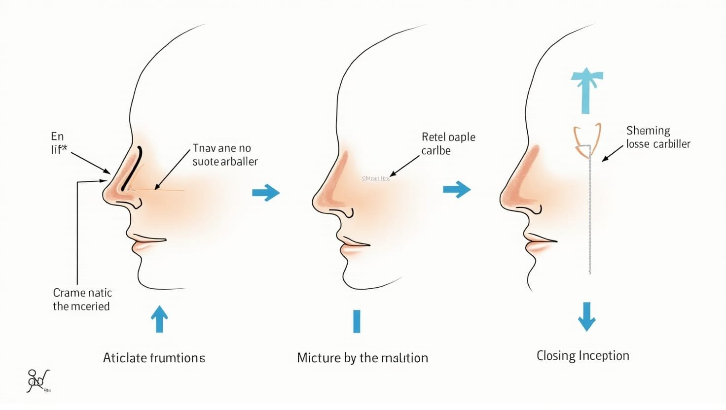 Rhinoplasty Procedure Diagram